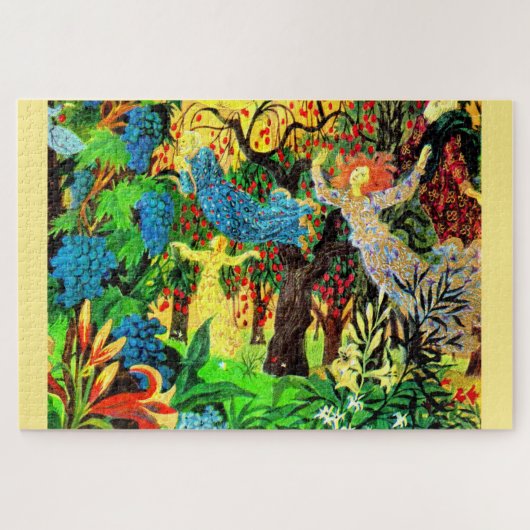 Puzzle gens de fées dans la forêt (Horizontal)