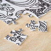 Puzzle Geo design abstrait motif. (Côté)