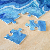 Puzzle Geode bleu (Côté)