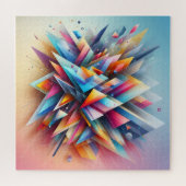 Puzzle Geometric Triangles (Horizontal)