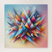 Puzzle Geometric Triangles (Vertical)