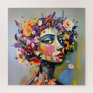 Puzzle "Géométrie florale" - Portrait botanique