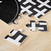 Puzzle Géométrie noir et blanc (Côté)