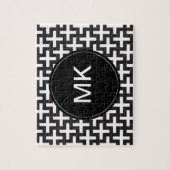 Puzzle Géométrie noir et blanc (Vertical)