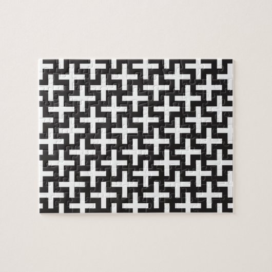 Puzzle Géométrie noir et blanc (Horizontal)