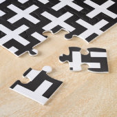 Puzzle Géométrie noir et blanc (Côté)