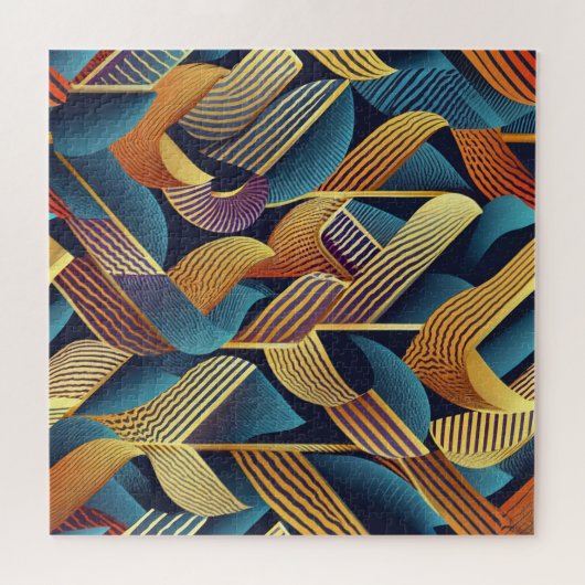 Puzzle géométrique (Horizontal)