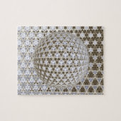 Puzzle géométrique Abstrait dur (Horizontal)