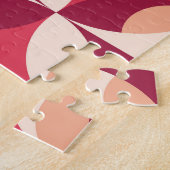Puzzle Géométrique Abstraite : Conception textile transpa (Côté)
