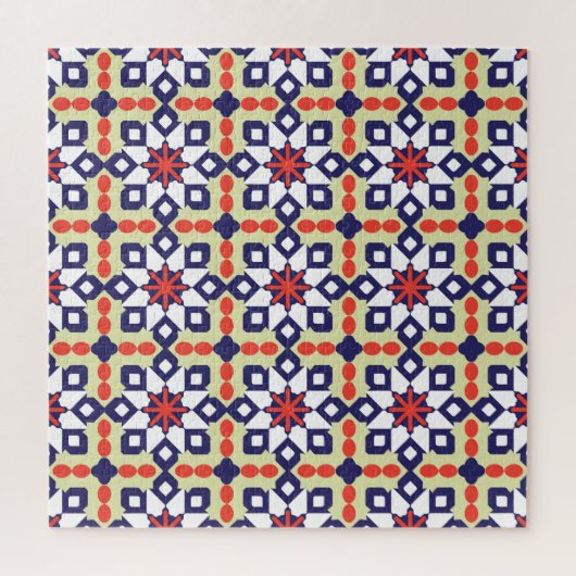 Puzzle Géométrique classique : Conception ornementale tra (Vertical)