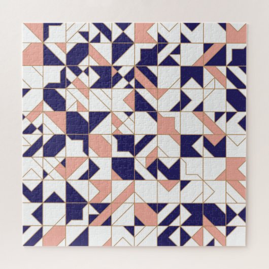 Puzzle Géométrique complexe, vintage moderne, application (Horizontal)