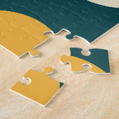 Puzzle Géométrique Du Milieu Du Siècle : Conception Rétro (Côté)