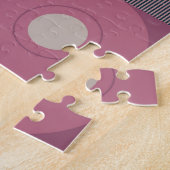 Puzzle Géométrique du milieu du siècle : motif abstrait e (Côté)