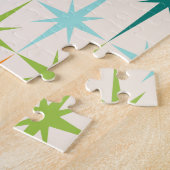 Puzzle géométrique vintage de Starbursts (Côté)