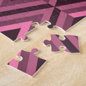 Puzzle Géométrique Zig Zag Ethnique Sans Seamless (Côté)