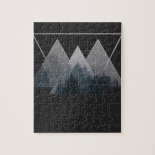 Puzzle Geometry Triangles Misty Fores