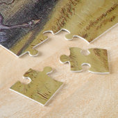 Puzzle George Catlin Attaquant l'ours grizzly 1844 (Côté)