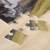 Puzzle George Catlin Attaquant l'Ours Grizzly 1844 (Côté)