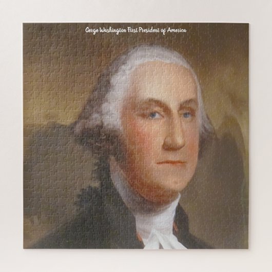 Puzzle George Washington 1st  President of America. (Vertical)