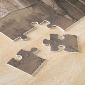 Puzzle George Washington Abraham Lincoln Eagle Patriotiqu (Côté)