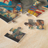 Puzzle George Washington par Newell Convers Wyeth (Côté)