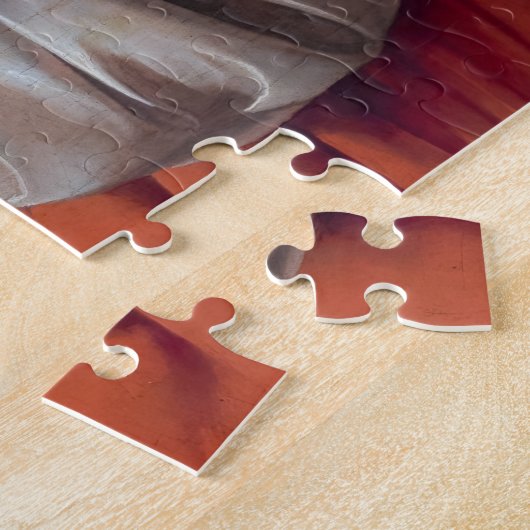 Puzzle Georges de la Tour - Cheat avec l'As des Diamants (Côté)