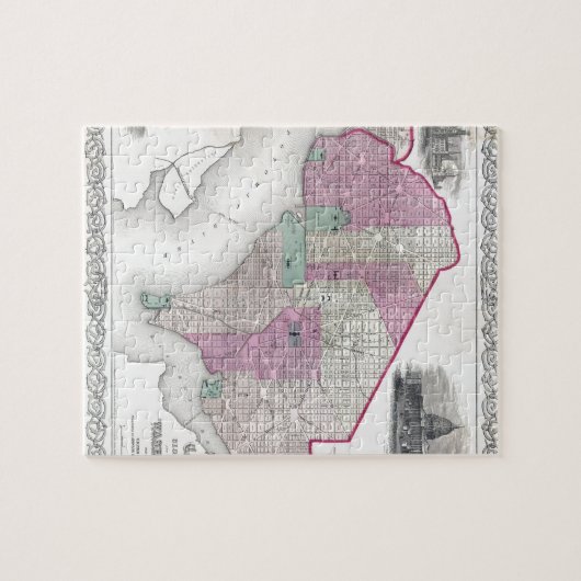 Puzzle Georgetown et Washington DC (Horizontal)