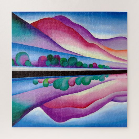Puzzle Georgia O'Keeffe, Lake George Reflection (1921) (Vertical)