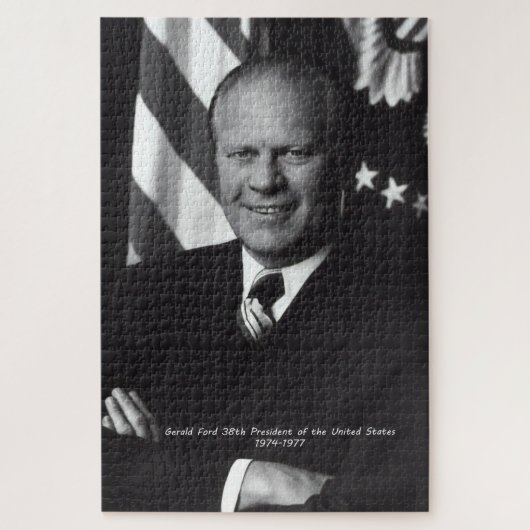Puzzle Gerald Ford 38e Président des États-Unis (Vertical)