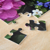 Puzzle Geraniums et Periwinkle (Côté)