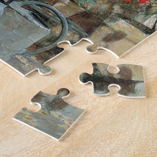 Puzzle Geraniums par Childe Hassam, Impressionnisme Vinta (Côté)