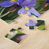 Puzzle German Shepherd Alpine Iris Art (Côté)