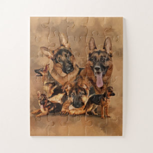 Puzzle German Shepherd Dog