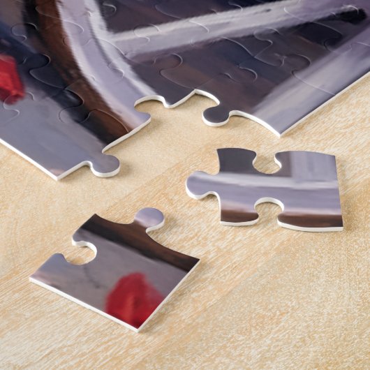 Puzzle German Shepherd Dog Valentine's Day  (Côté)