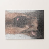 Puzzle German Shepherd Sticking Tongue out Legpuzzel (Horizontaal)