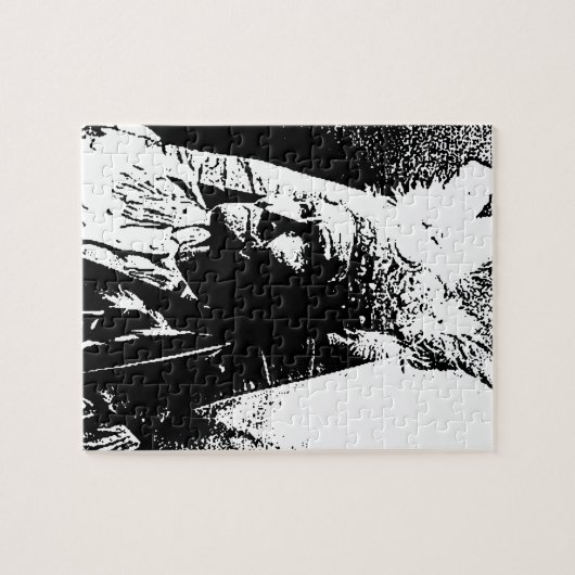 Puzzle Geronimo noir et blanc (Horizontal)