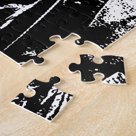 Puzzle Geronimo noir et blanc (Côté)