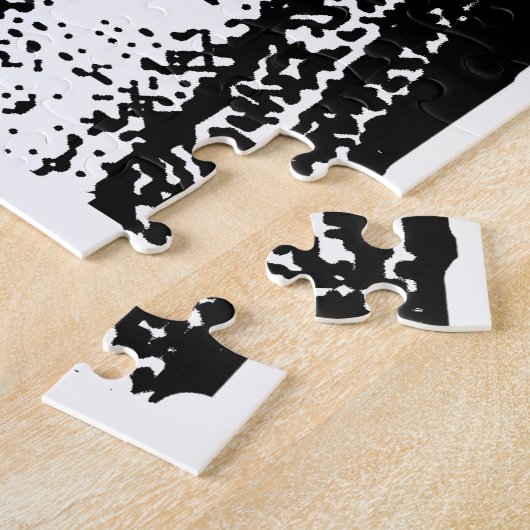 Puzzle Geronimo noir et blanc (Côté)