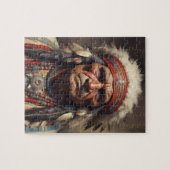Puzzle Geronimo Portrait du chef guerrier indien (Horizontal)