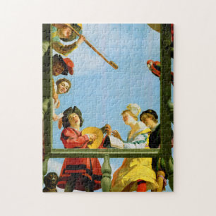 Puzzle Gerrit Van Honthorst Groupe Musical Balcon Art
