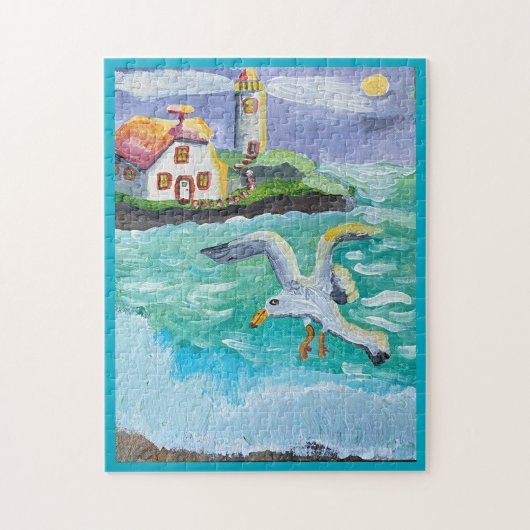 Puzzle Gertrude Gull Et Le Phare (Vertical)