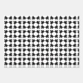 Puzzle Geschenkpapier Inpakpapier Vel (Voorkant 3)