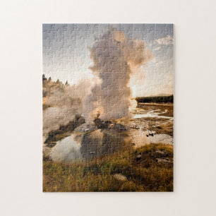 Puzzle Geyser de rebord, bassin de geyser de Norris