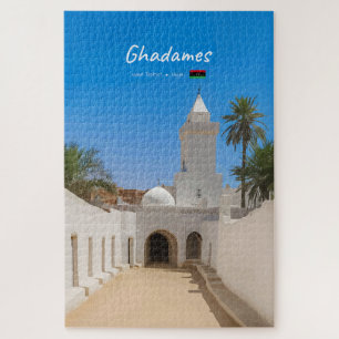 Puzzle Ghadames, Libye - Mosquée Blanche