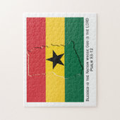 Puzzle GHANA | Blessed Nation | DRAPEAU GHANÉEN (Vertical)