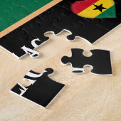 Puzzle Ghana Drapeau et pays ghanéen / Ghana (Côté)