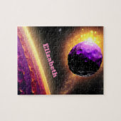 Puzzle Giant Purple et rose Cosmos Universe Imaginaire am (Horizontal)