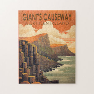 Puzzle Giants Causeway Irlande du Nord Voyage Vintage