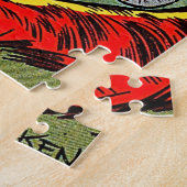 Puzzle Giggle Elephant Animal Vintage Comics (Côté)