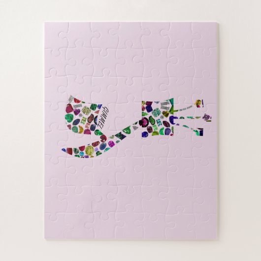 Puzzle Gimmel - Lettre hébraïque (Vertical)